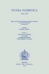 Studia Patristica. Vol. LXV - Papers presented at the Sixteenth International Conference on Patristic Studies held in Oxford 2011 : Volume 13: The First Two Centuries; Apocrypha; Tertullian and Rhetoric; from Tertullian to Tyconius (Studia patri