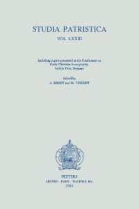 Studia Patristica. Vol. LXXIII - Including Papers presented at the Conference on 'Early Christian Iconography', held in Pécs, Hungary (Studia patristica)