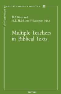 Multiple Teachers in Biblical Texts (Contributions to Biblical Exegesis & Theology)