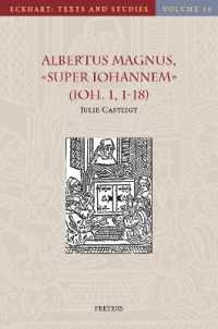 Albertus Magnus, Super Iohannem (Ioh. 1, 1-18) (Eckhart: Texts and Studies)