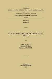 Clavis to the Metrical Homilies of Narsai (Corpus Scriptorum Christianorum Orientalium, Subsidia)