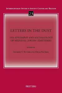 Letters in the Dust : The Epigraphy and Archaeology of Medieval Jewish Cemeteries (Interdisciplinary Studies in Ancient Culture and Religion)