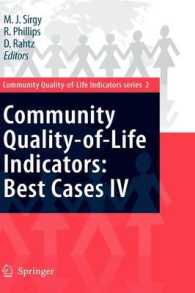 Community Quality-of-Life Indicators : Best Cases IV (Community Quality-of-Life Indicators) 〈Vol. 2〉