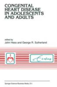 Congenital Heart Disease in Adolescents and Adults (Developments in Cardiovascular Medicine)