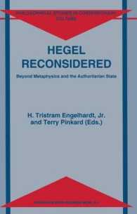 Hegel Reconsidered : Beyond Metaphysics and the Authoritarian State (Philosophical Studies in Contemporary Culture)