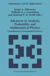 Advances in Analysis, Probability and Mathematical Physics : Contributions of Nonstandard Analysis (Mathematics and Its Applications)