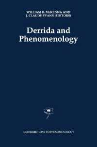 Derrida and Phenomenology (Contributions to Phenomenology)