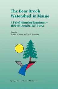 The Bear Brook Watershed in Maine : A Paired Watershed Experiment - the First Decade 1987-1997