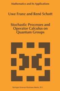 Stochastic Processes and Operator Calculus on Quantum Groups