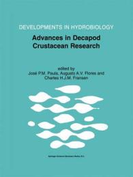 Advances in Decapod Crustacean Research (Developments in Hydrobiology)