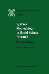 Systems Methodology in Social Science Research : Recent Developments (Frontiers in System Research)