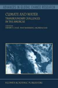 Climate and Water : Transboundary Challenges in the Americas (Advances in Global Change Research)
