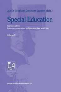 Special Education (Yearbook of the European Association for Education Law and Policy)