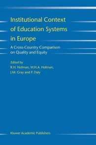 Institutional Context of Education Systems in Europe : A Cross-country Comparison on Quality and Equity