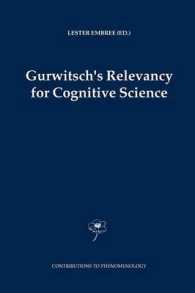 Gurwitsch's Relevancy for Cognitive Science (Contributions to Phenomenology)