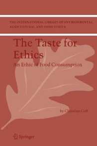 The Taste for Ethics : An Ethic of Food Consumption