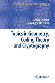 Topics in Geometry, Coding Theory and Cryptography (Algebra and Applications)
