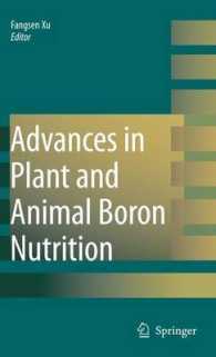 Advances in Plant and Animal Boron Nutrition : Proceedings of the 3rd International Symposium on All Aspects of Plant and Animal Boron Nutrition