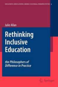 Rethinking Inclusive Education : The Philosophers of Difference in Practice (Inclusive Education: Cross Cultural Perspectives)