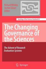 The Changing Governance of the Sciences : The Advent of Research Evaluation Systems