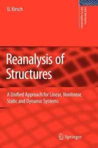Reanalysis of Structures : A Unified Approach for Linear, Nonlinear, Static and Dynamic Systems (Solid Mechanics and Its Applications)