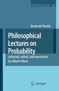 Philosophical Lectures on Probability : Collected, Edited, and Annotated by Alberto Mura (Synthese Library)