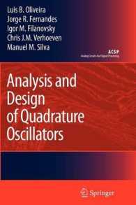 Analysis and Design of Quadrature Oscillators (Analog Circuits and Signal Processing)