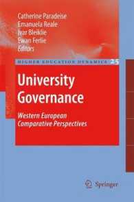 University Governance : Western European Comparative Perspectives (Higher Education Dynamics)