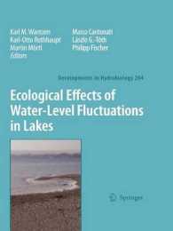 Ecological Effects of Water-Level Fluctuations in Lakes (Developments in Hydrobiology)