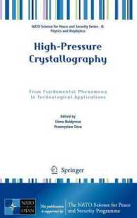 High-Pressure Crystallography : From Fundamental Phenomena to Technological Applications (NATO Science for Peace and Security Series B : Physics and Biophysics)