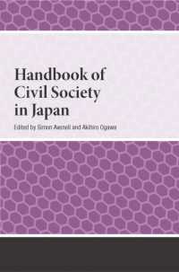 Handbook of Civil Society in Japan (Handbooks on Japanese Studies")