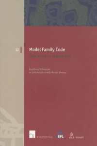 Model Family Code : From a Global Perspective (European Family Law) -- Paperback / softback