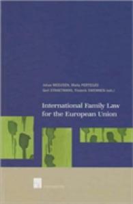 International Family Law for the European Union