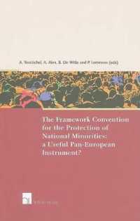 The Framework Convention for the Protection of National Minorities : A Useful Pan-European Instrument?