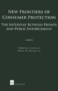 New Frontiers of Consumer Protection : The Interplay between Private and Public Enforcement
