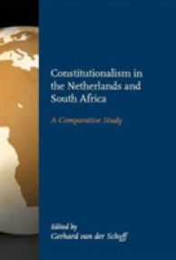 Constitutionalism in the Netherlands and South Africa : A Comparative Study -- Paperback / softback