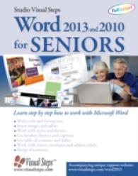 Word 2013 and 2010 for Seniors : Learn Step by Step How to Work with Microsoft Word