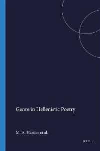 Genre in Hellenistic Poetry (Hellenistica Groningana)