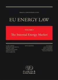 EU Energy Law, Volume I - Internal Energy Market