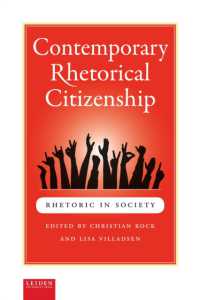 Contemporary Rhetorical Citizenship (Rhetoric in Society)