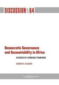 Democratic Governance and Accountability in Africa : In Search of a Workable Framework