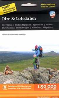 Idre & Lofsdalen (Mountain map detailed scale)