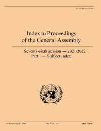 Index to Proceedings of the General Assembly 2021/2022 : Part I - Subject Index (Index to Proceedings of the General Assembly)