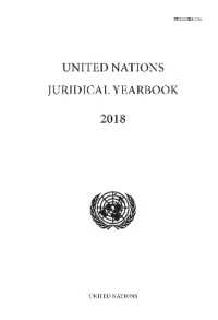 United Nations Juridical Yearbook 2018 (United Nations Juridical Yearbook)
