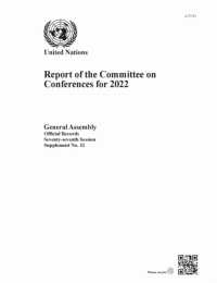 Report of the Committee on Conferences for 2022 (Report of the Committee on Conferences)
