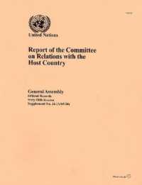 Report of the Committee on Relations with the Host Country