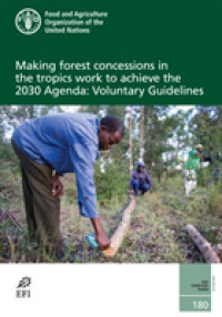 Making forest concessions in the tropics work to achieve the 2030 Agenda : voluntary guidelines (Fao forestry paper)