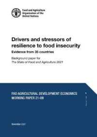 Drivers and stressors of resilience to food insecurity : evidence from 35 countries, background paper for 'The State of Food and Agriculture 2021' (Fao agricultural development economics working paper)