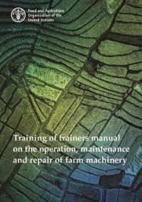 Training of trainers manual on the operation, maintenance and repair of farm machinery