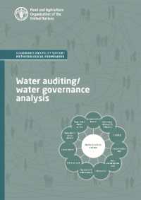Water auditing/water governance analysis : Governance and policy support: Methodological framework